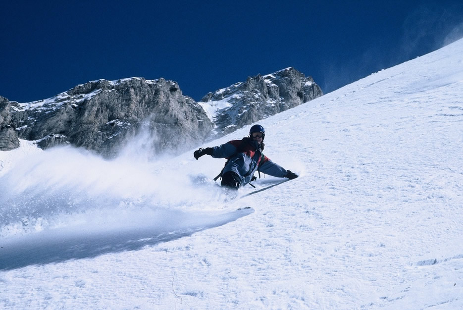 snowboarding